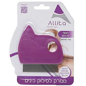 מסרק לסילוק כינים + זכוכית מגדלת מסרק לסילוק כינים + זכוכית מגדלת